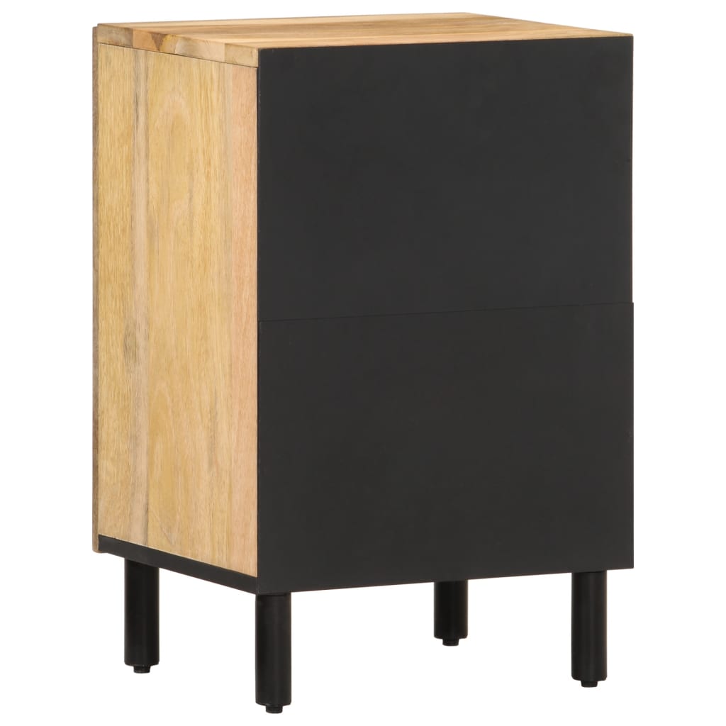 Baderomsskap 38x33x58 cm heltre mango