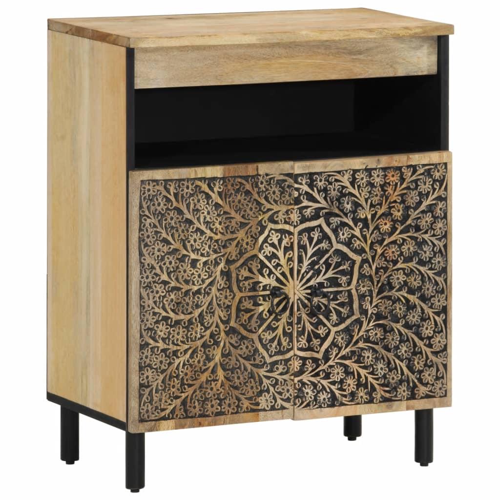 Sideskap 60x33x75 cm heltre mango
