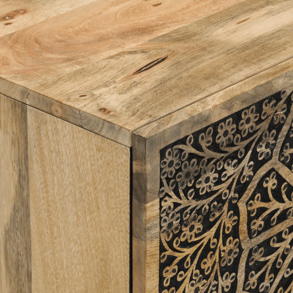 Sideskap 80x33x75 cm heltre mango