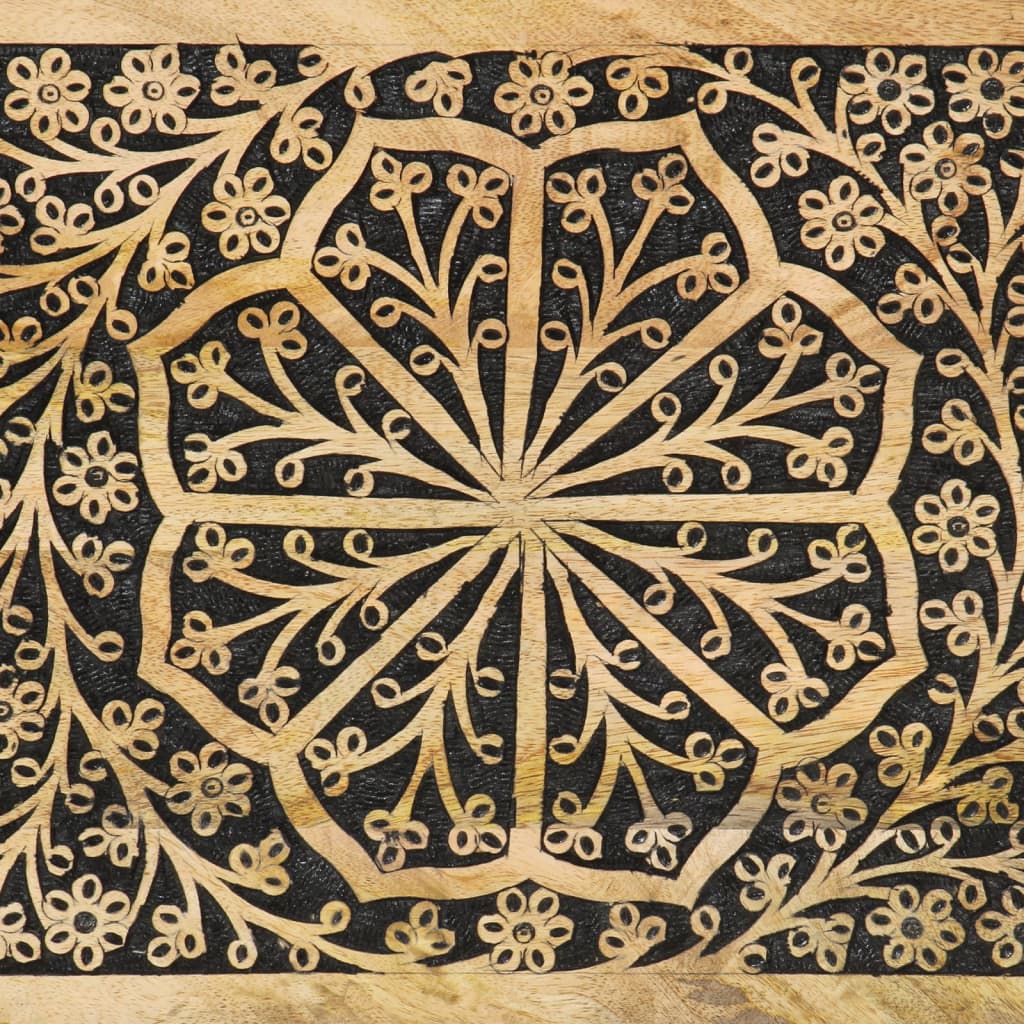 Sideskap 80x33x75 cm heltre mango