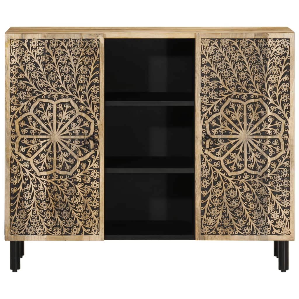 Sideskap 90x33x75 cm heltre mango