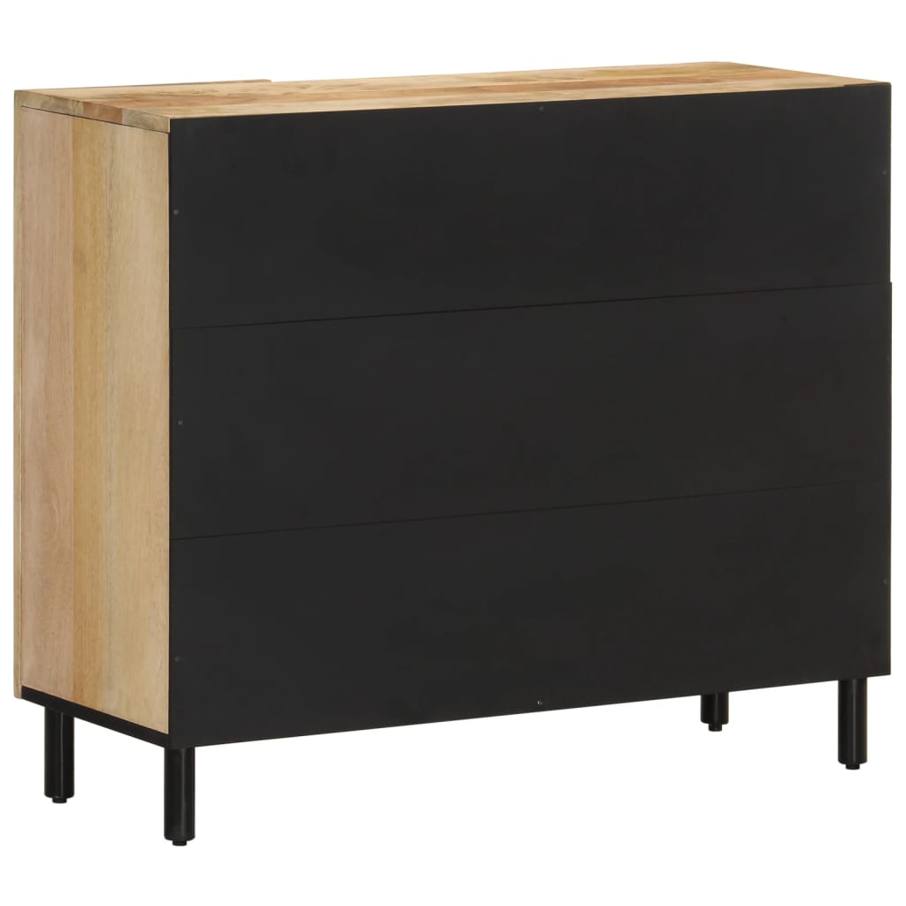 Sideskap 90x33x75 cm heltre mango
