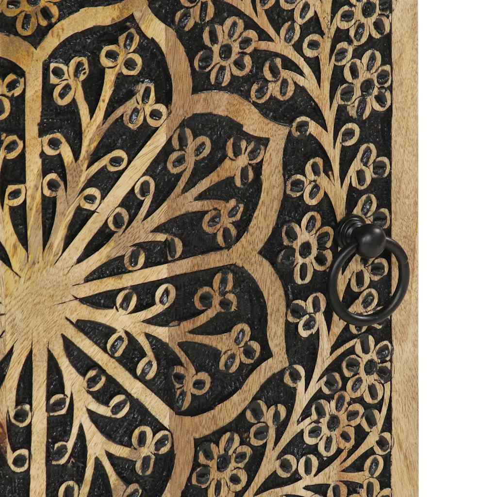 Sideskap 40x33x110 cm heltre mango