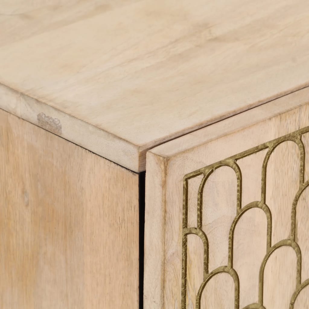 Sideskap 60x33x75 cm heltre mango