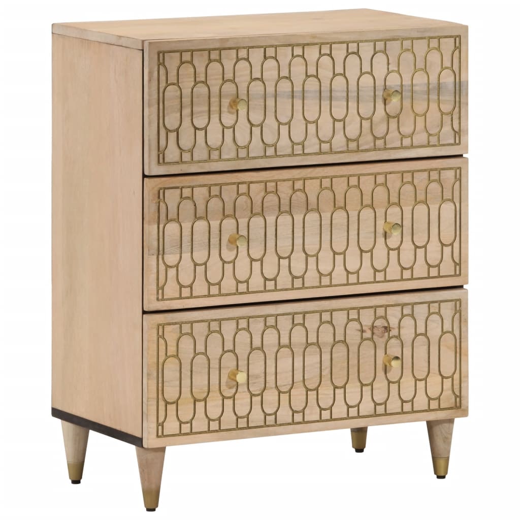 Sideskap 60x33x75 cm heltre mango