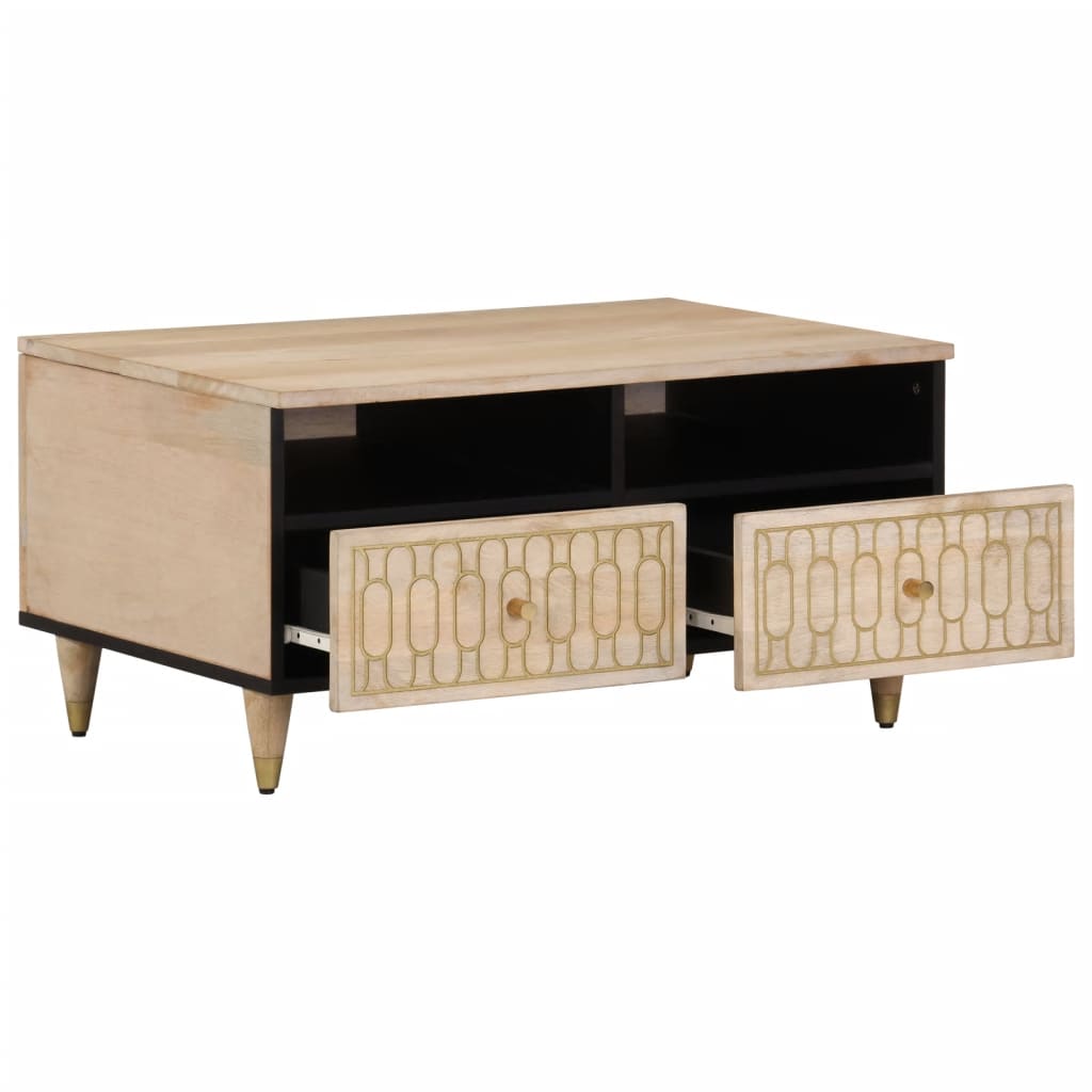 Salongbord 80x54x40 cm heltre mango