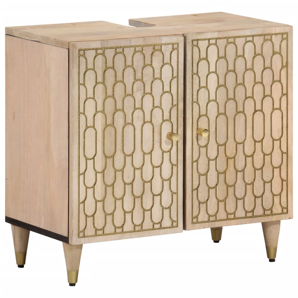 Servantskap 62x33x58 cm heltre mango
