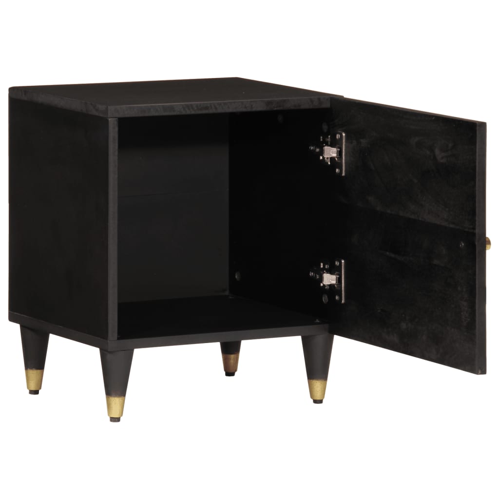 Nattbord 2 stk 40x33x46 cm heltre mango