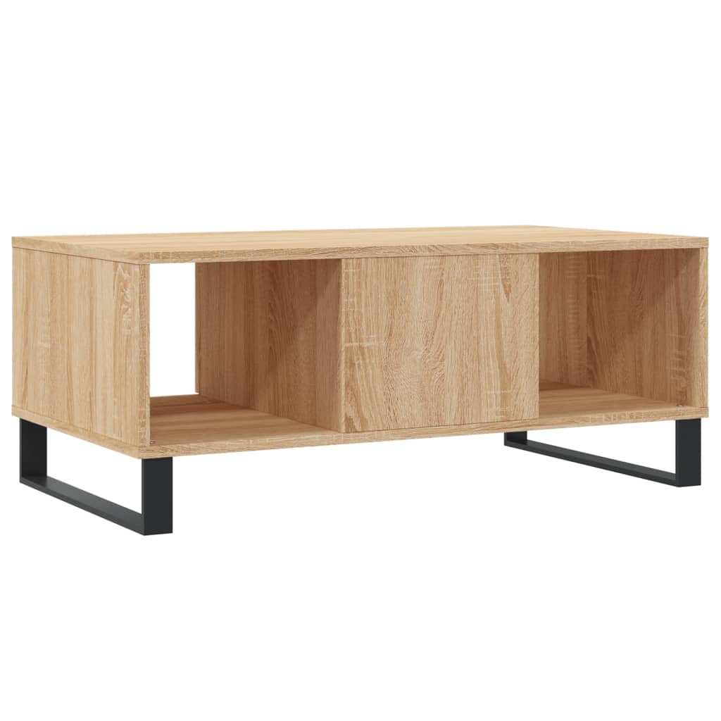 Salongbord sonoma eik 90x50x36,5 cm konstruert tre
