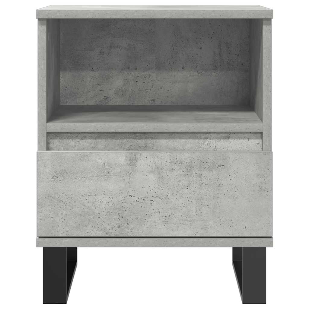 Nattbord betonggrå 40x35x50 cm konstruert tre