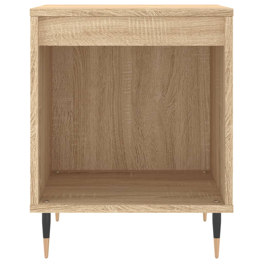 Nattbord 2 stk sonoma eik 40x35x50 cm konstruert tre