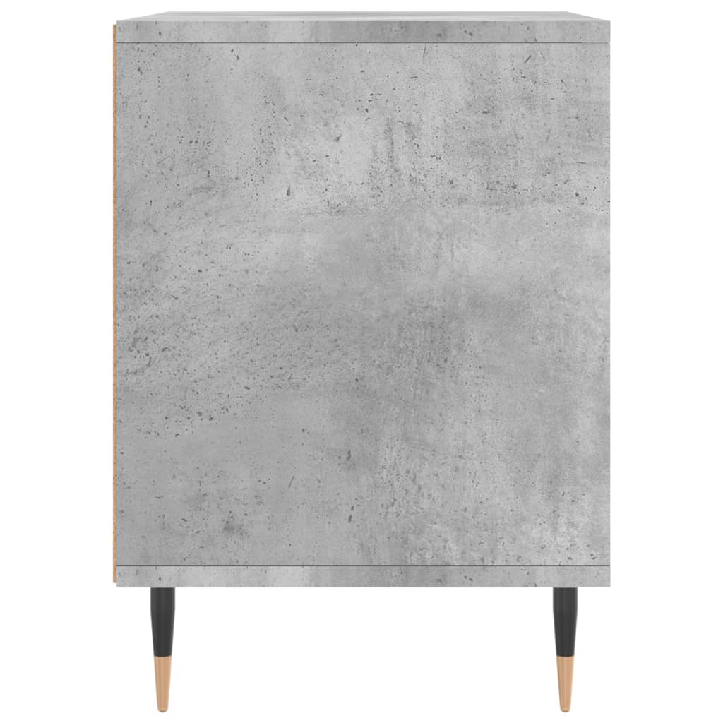 Nattbord 2 stk betonggrå 40x35x50 cm konstruert tre