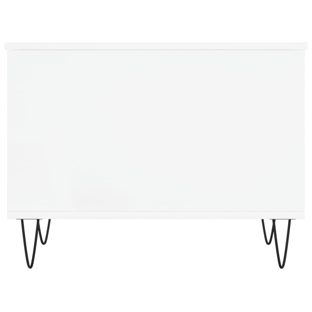 Salongbord hvit 60x44,5x45 cm konstruert tre