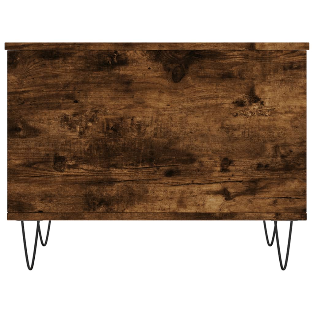 Salongbord røkt eik 60x44,5x45 cm konstruert tre
