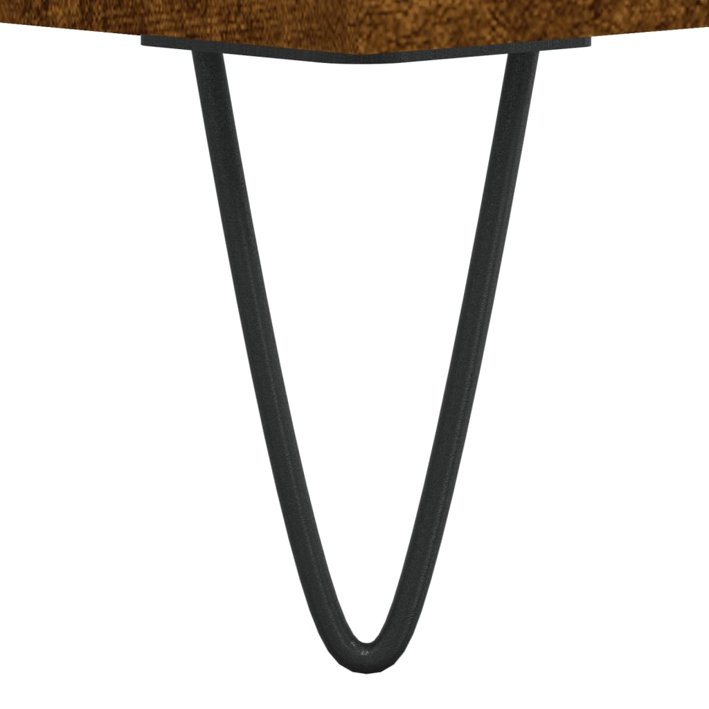Salongbord røkt eik 60x44,5x45 cm konstruert tre