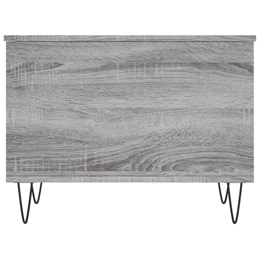 Salongbord grå sonoma 60x44,5x45 cm konstruert tre