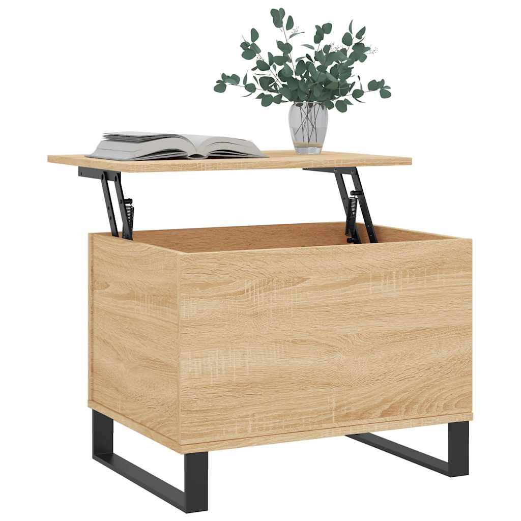 Salongbord sonoma eik 60x44,5x45 cm konstruert tre