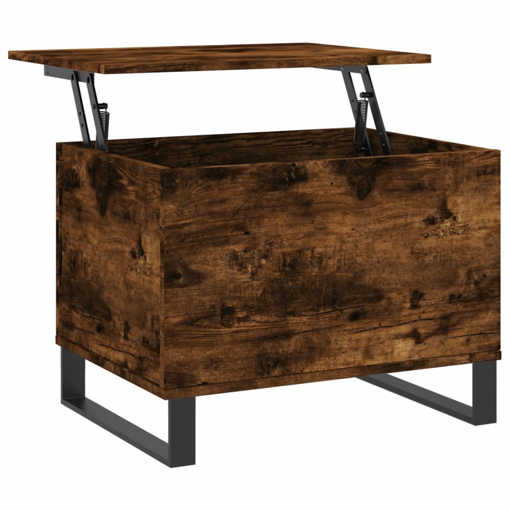 Salongbord røkt eik 60x44,5x45 cm konstruert tre