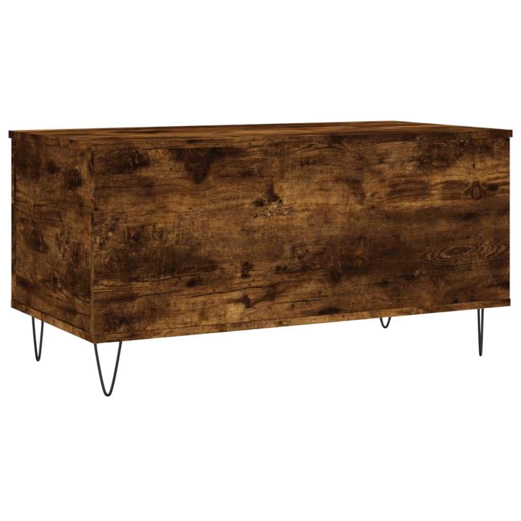 Salongbord røkt eik 90x44,5x45 cm konstruert tre