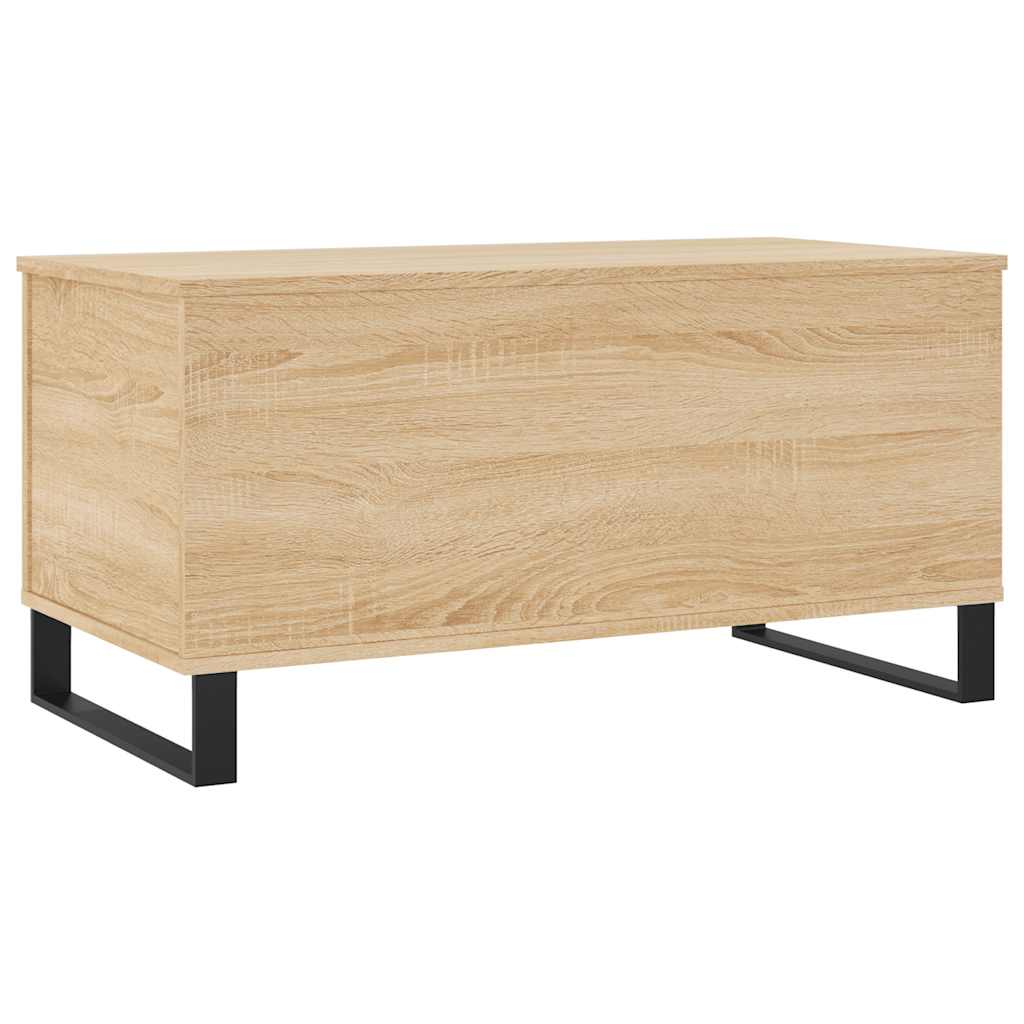 Salongbord sonoma eik 90x44,5x45 cm konstruert tre