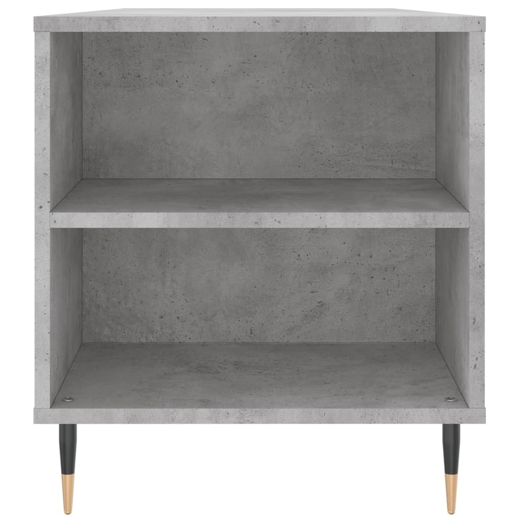 Salongbord betonggrå 102x44,5x50 cm konstruert tre