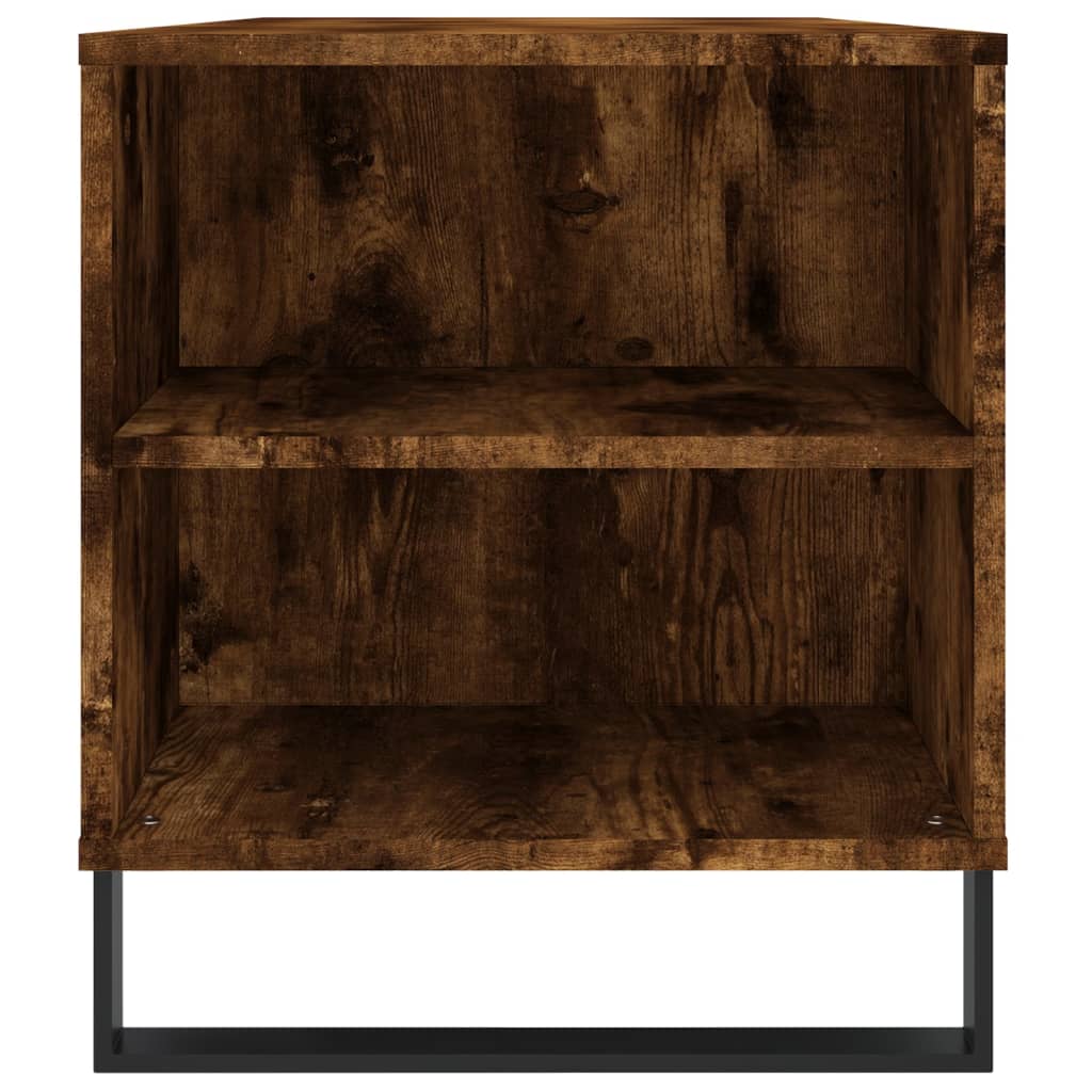 Salongbord røkt eik 102x44,5x50 cm konstruert tre