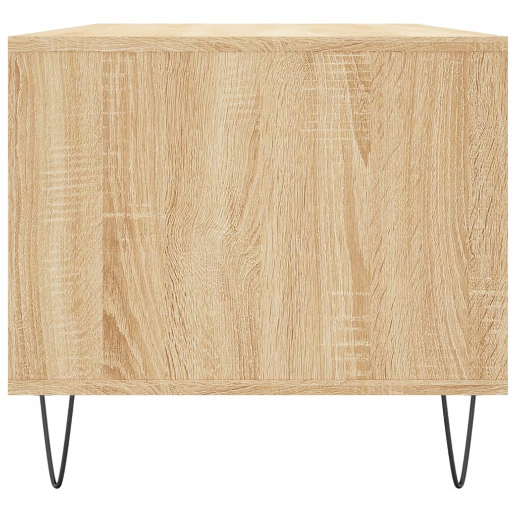 Salongbord sonoma eik 90x49x45 cm konstruert tre