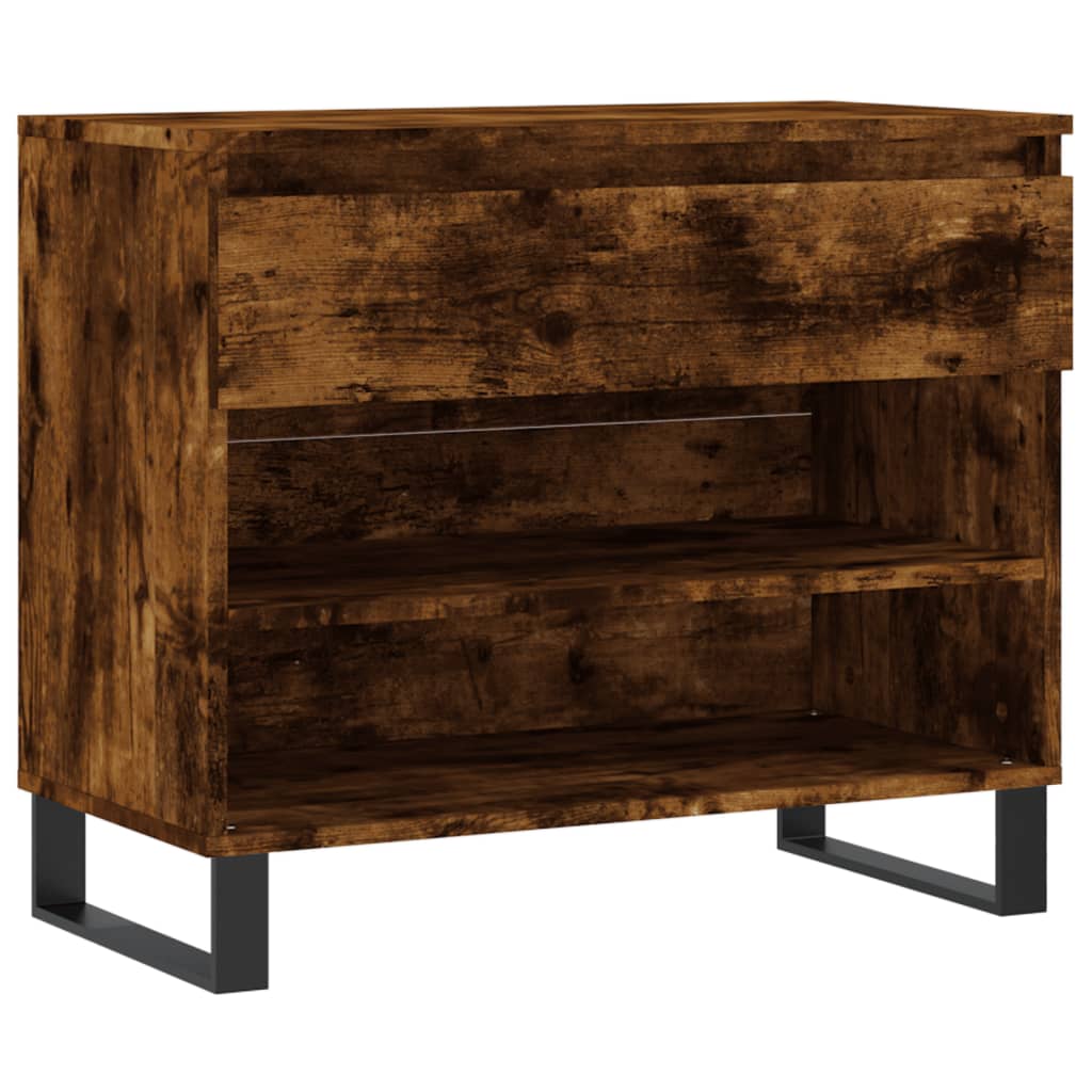 Skoskap røkt eik 70x36x60 cm konstruert tre