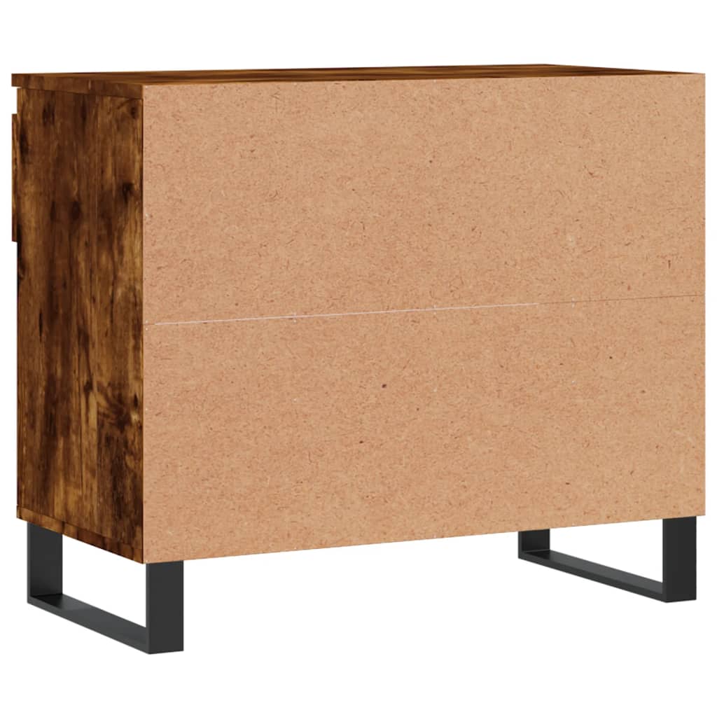 Skoskap røkt eik 70x36x60 cm konstruert tre