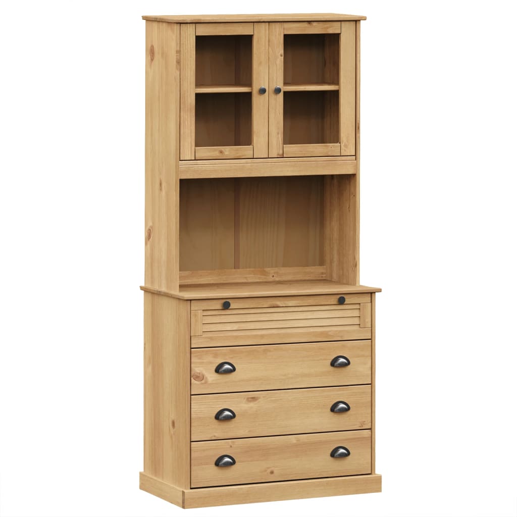 Highboard VIGO 80x40x176 cm heltre furu vidaXL