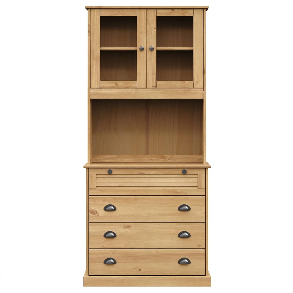 Highboard VIGO 80x40x176 cm heltre furu vidaXL