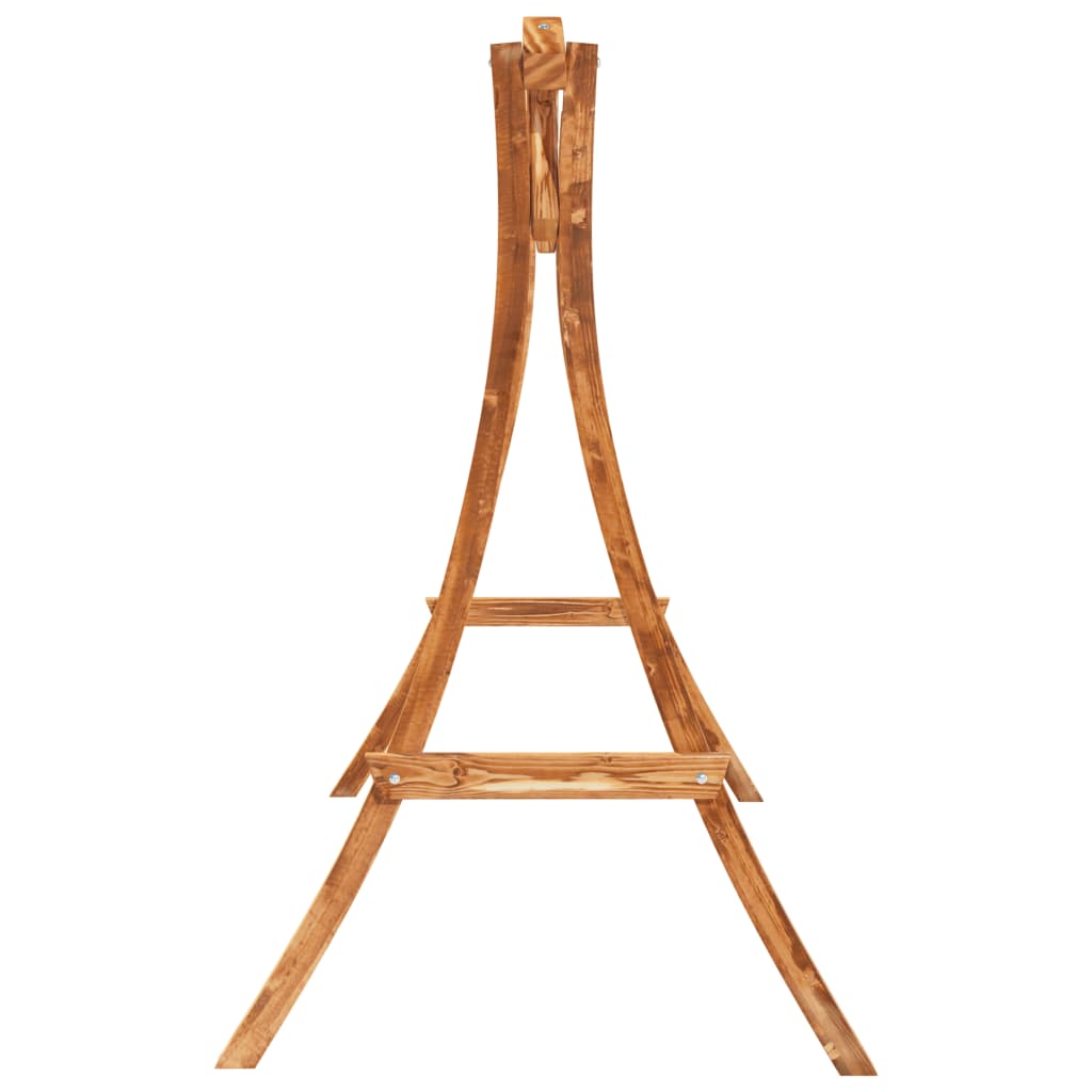 Hengebenk heltre gran med teakfinish