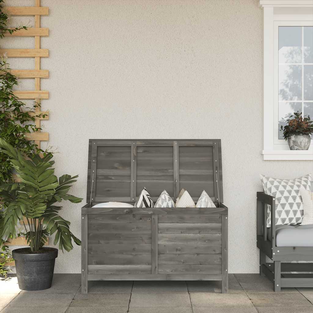 Putekasse antrasitt 99x49,5x58,5 cm heltre gran vidaXL