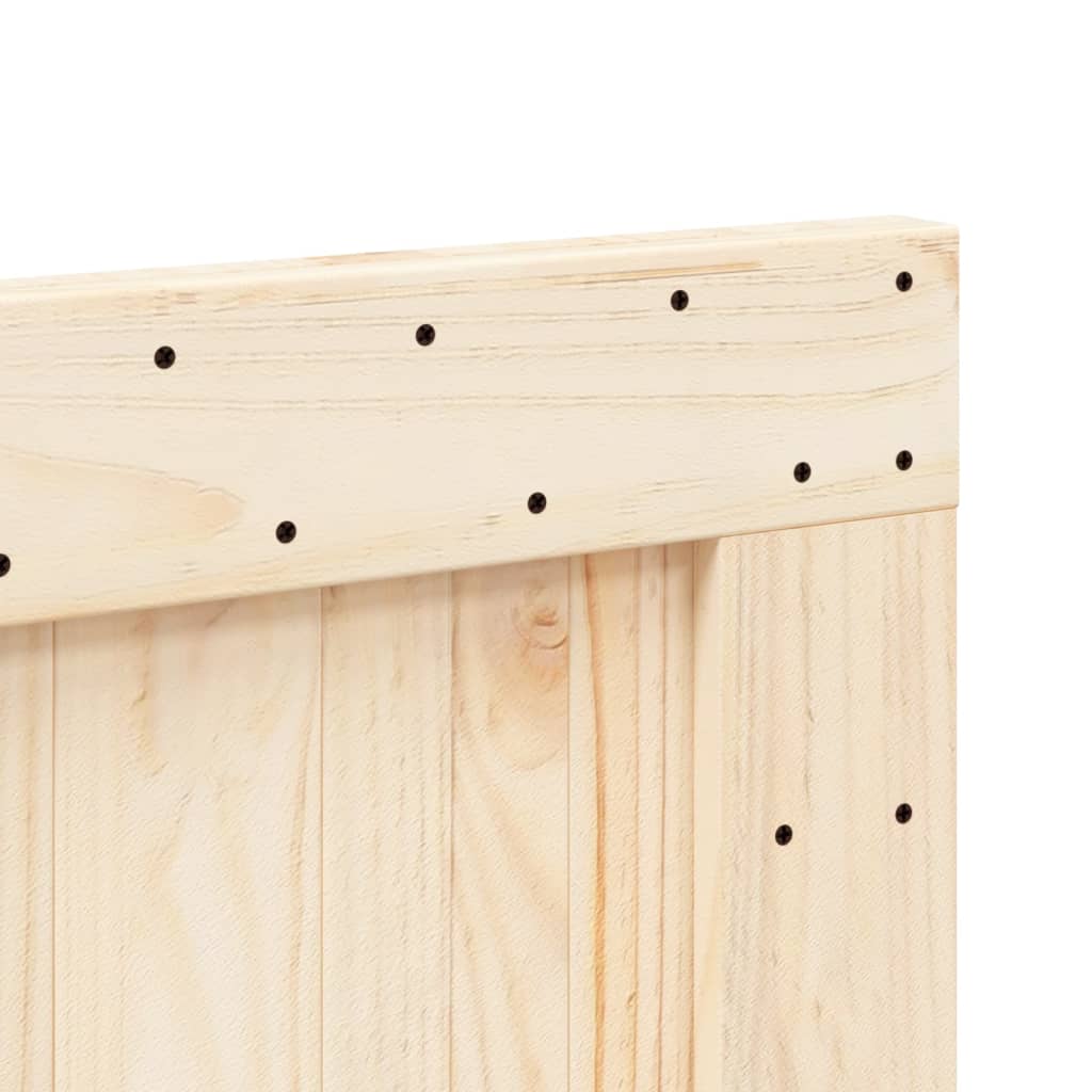 Sengegavl 100x104 cm heltre furu