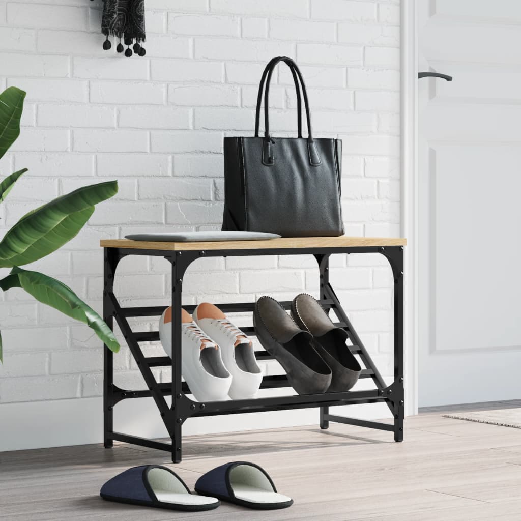 Skohylle sonoma eik 60x30x45 cm konstruert tre