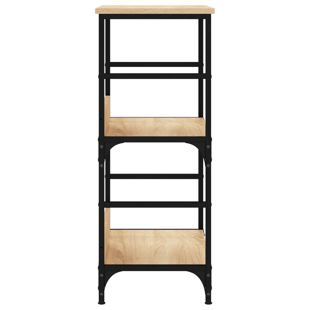 Bokhylle sonoma eik 50x33x82 cm konstruert tre