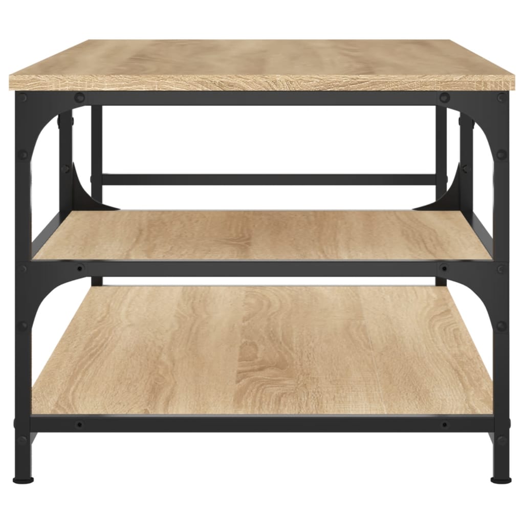 Salongbord sonoma eik 90x49x40 cm konstruert tre