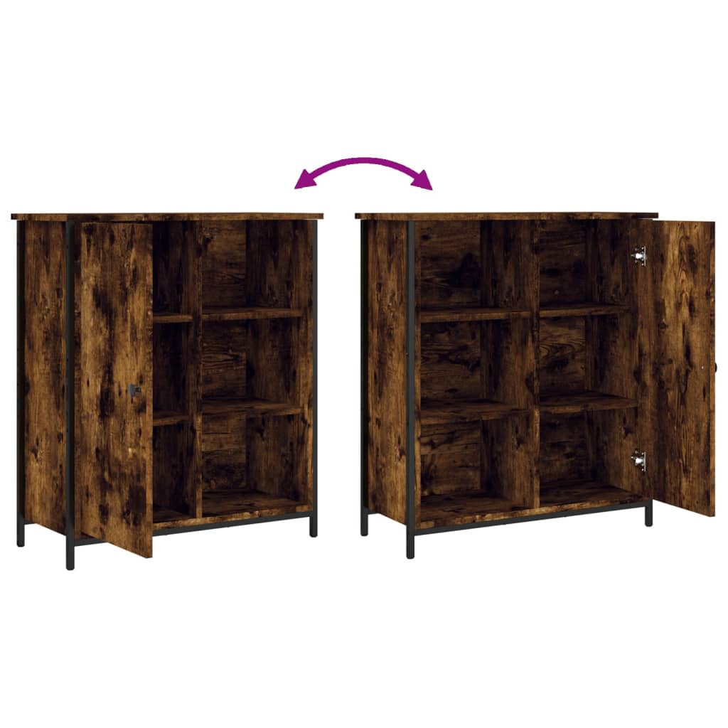 Skjenk røkt eik 70x30x80 cm konstruert tre