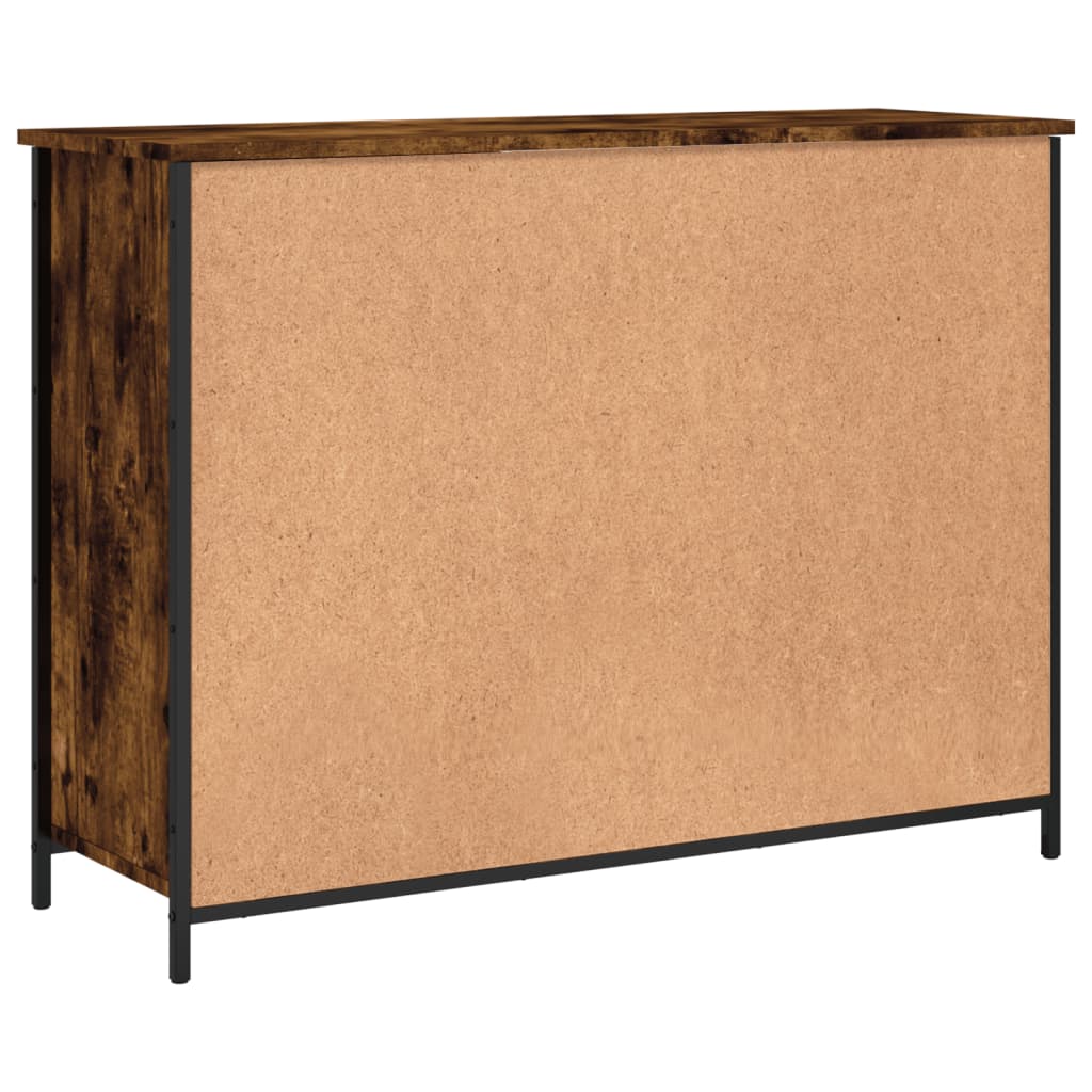 Skjenk røkt eik 100x35x75 cm konstruert tre