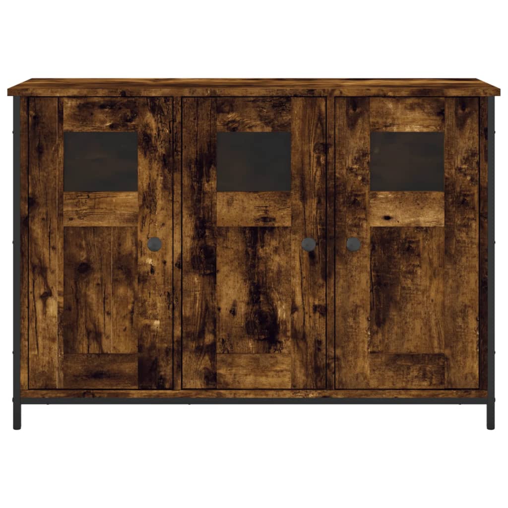 Skjenk røkt eik 100x35x70 cm konstruert tre