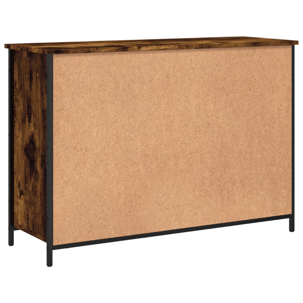 Skjenk røkt eik 100x35x70 cm konstruert tre