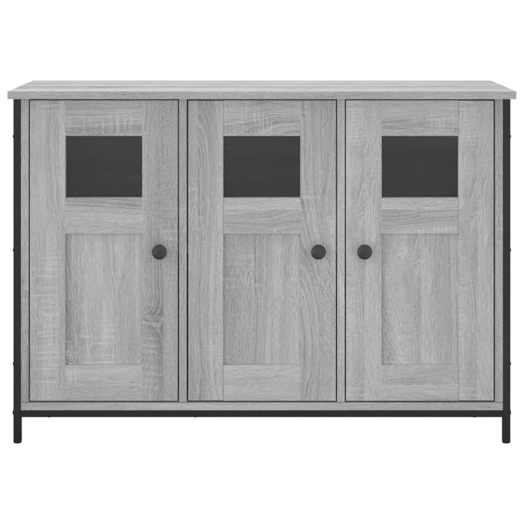 Skjenk grå sonoma 100x35x70 cm konstruert tre