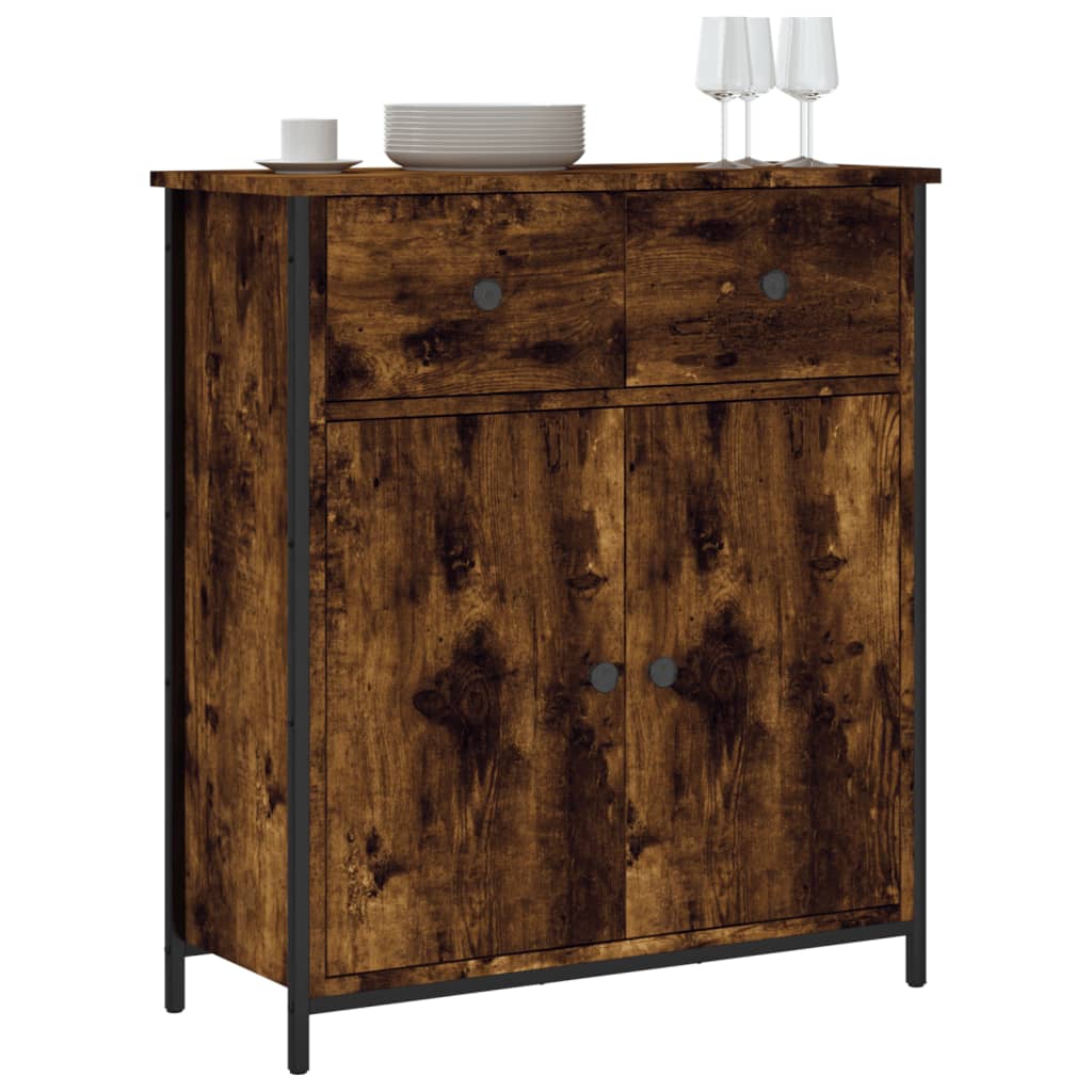 Skjenk røkt eik 70x30x80 cm konstruert tre