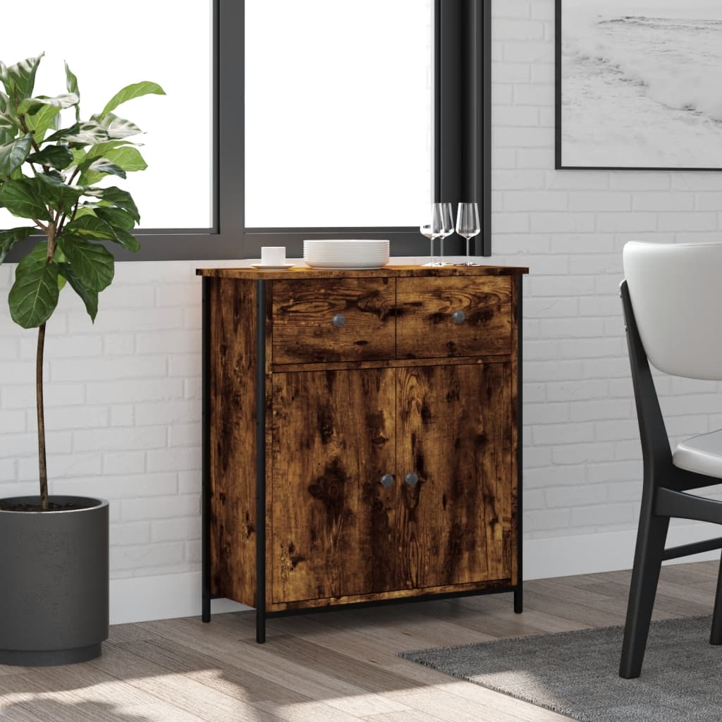 Skjenk røkt eik 70x30x80 cm konstruert tre