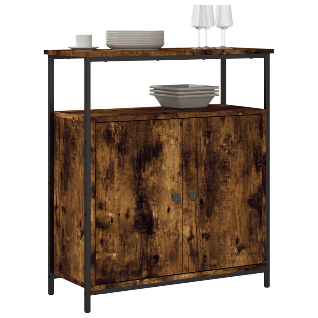 Skjenk røkt eik 70x30x80 cm konstruert tre