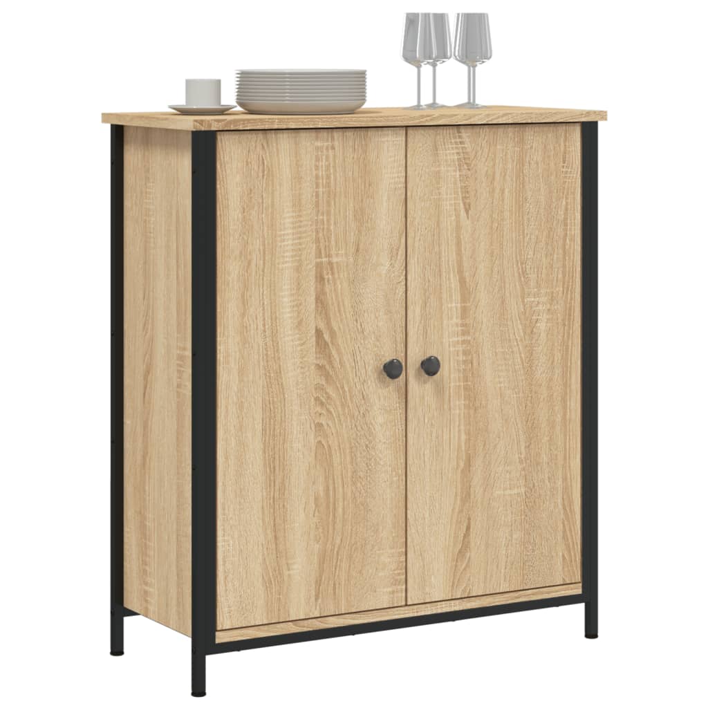 Skjenk sonoma eik 70x30x80 cm konstruert tre