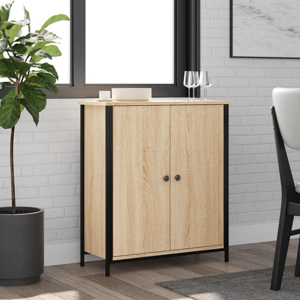 Skjenk sonoma eik 70x30x80 cm konstruert tre