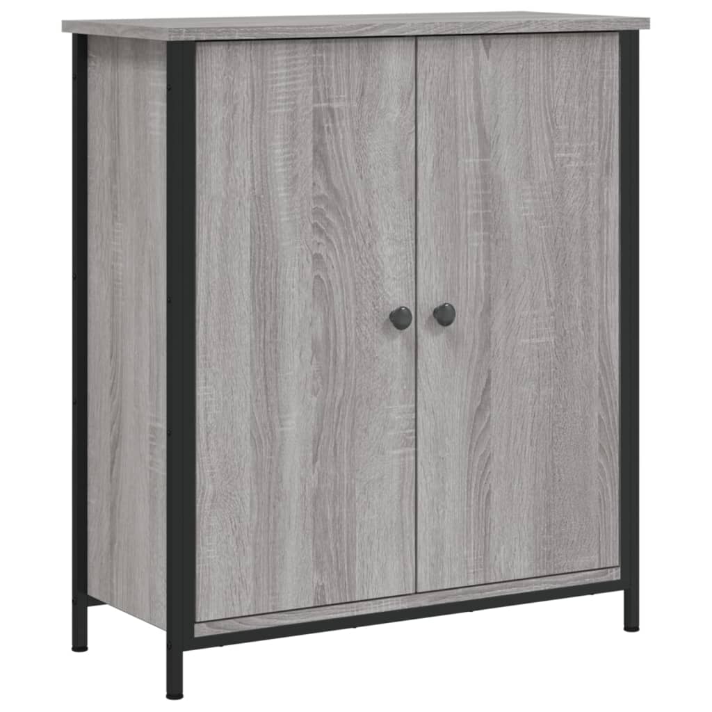 Skjenk grå sonoma 70x30x80 cm konstruert tre