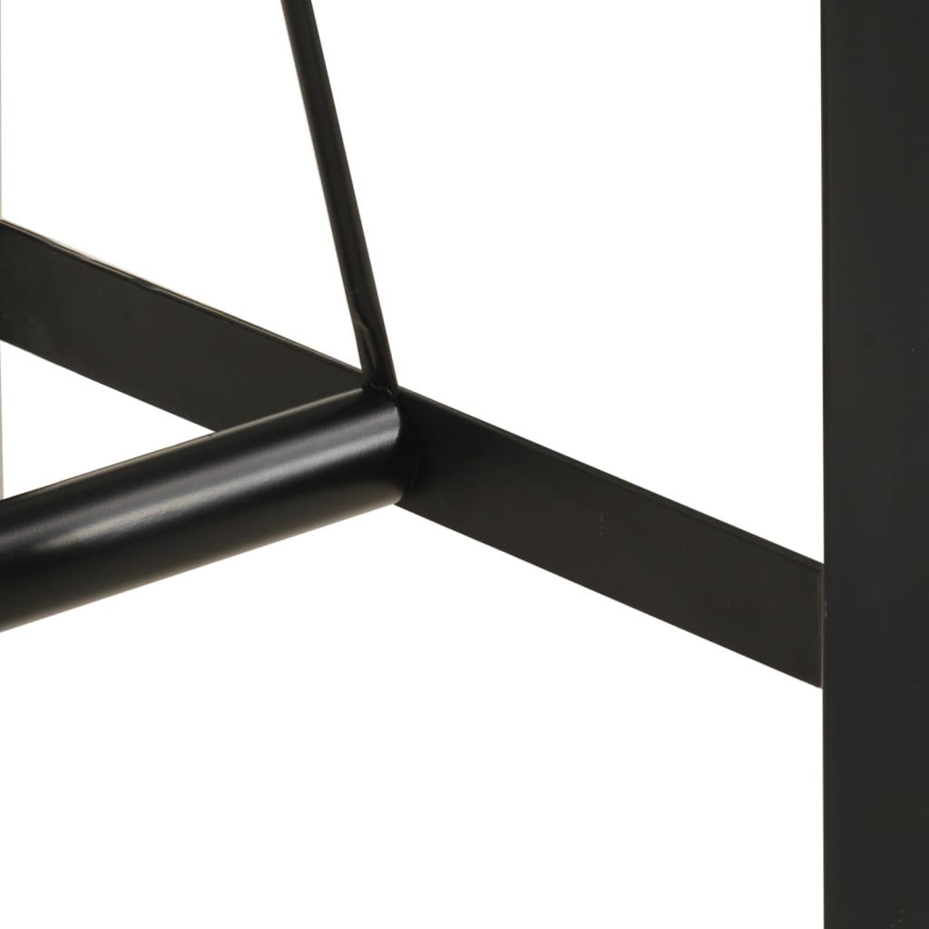 Barbord 110x55x107 cm gjenvunnet heltre og jern