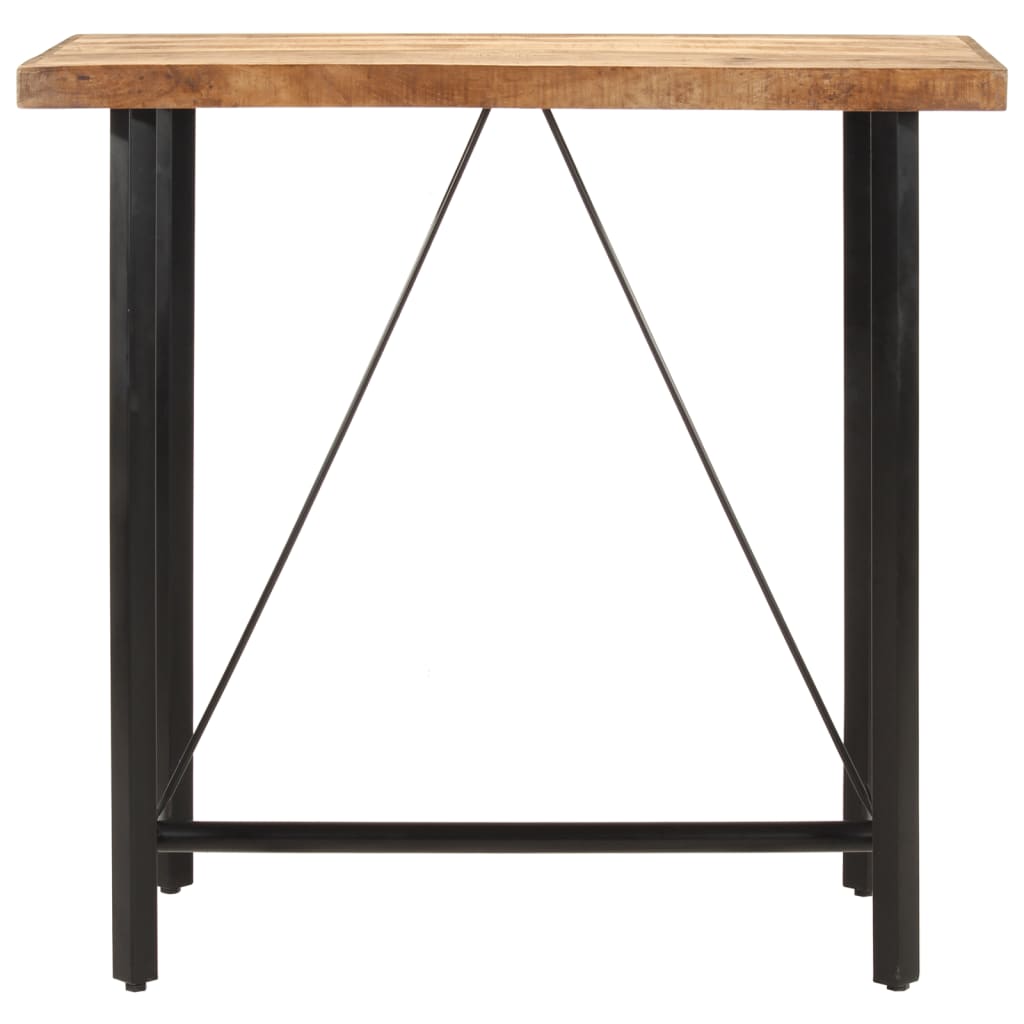 Barbord 110x55x107 cm heltre mango og jern vidaXL